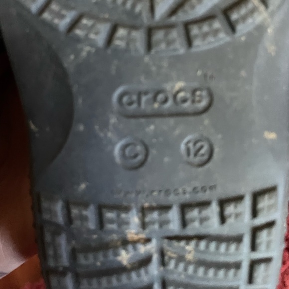 Croc slides. Little kids size 12 - Picture 3 of 3